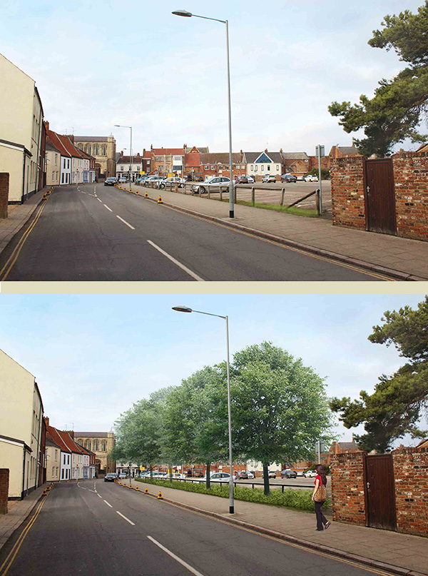 Ideas for streetscape enhancement and tree planting – King’s Lynn 